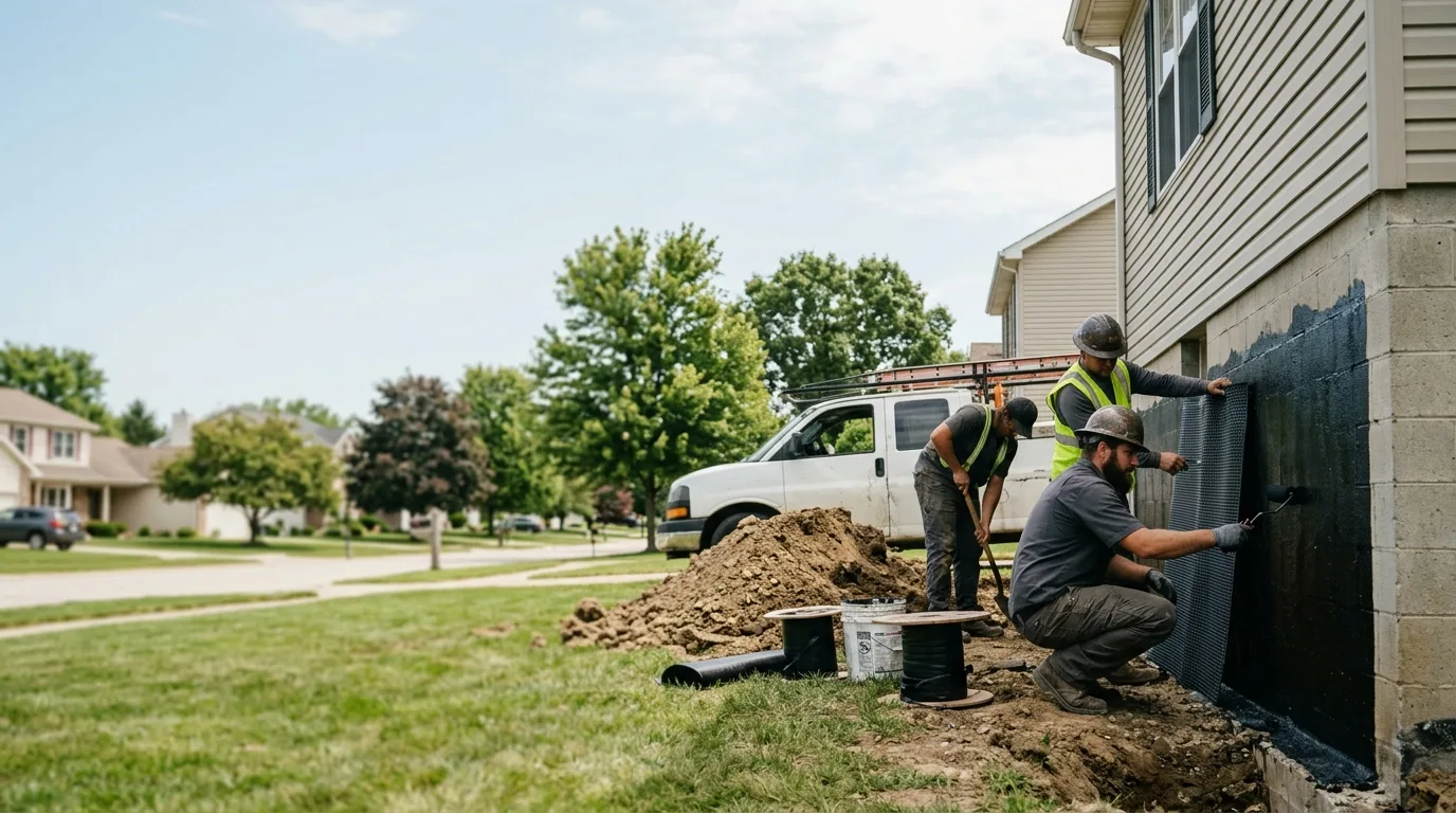 Basement Waterproofing in Golden Eagle, IL near me